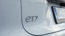 Nio ET7 100 kWh ET7 badge op de achterklep
