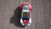 Porsche 911 off-roader van boven