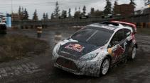 Project Cars 2 Ford Fiesta Rally rijdend in de modder