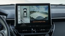 Toyota Corolla Cross 2.0 High Power hybrid launch edition interieur middenconsole scherm