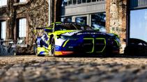 BMW M4 GT3 WRT-team Valentino Rossi schuin voor