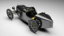 Bugatti Baby ll Carbon Edition schuin achter
