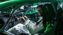 Lamborghini Huracán GT3 EVO2 racer met Romain Grosjean achter het stuur