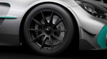 Mercedes-AMG GT2 racer 2022 detail velg wiel