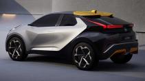 Toyota C-HR Prologue concept schuin achter