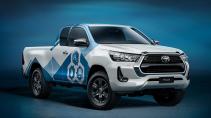 Toyota Hilux waterstof schuin voor