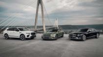 Bentley Bentayga en Continental voor een brug