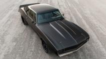 Chevrolet Camaro uit 1969 restomod schuin voor