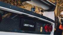Ferrari F40 Liberty Walk achter kentekenplaat Liberty Walk
