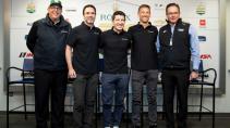 Garage 56 Hendrick Motorsports NASCAR Camaro presentatie team met Jenson Button