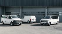Volkswagen T6 bus van Abt elektrisch omgebouwd bussen bij elkaar