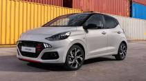 Hyundai i10 N Line facelift 2023 schuin voor