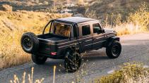 Mercedes-AMG G63 pick-up van Pit26 Motorsport schuin achter