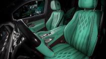 Mercedes Maybach GLS mint groen door tuner Carlex Design stoelen