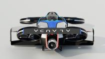 Vliegende auto op waterstof Airspeeder MK4 achter