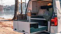 Abt XNH camper op basis van de Volkswagen Transporter T6.1 keuken buiten lade