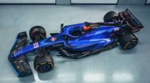 Williams F1-auto 2023 FW45 schuin voor