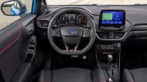 Ford Puma ST Powershift interieur overzicht vanuit de bestuurder