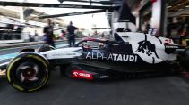GP van Saoedi-Arabië 2023 Nyck de Vries uit de pitbox