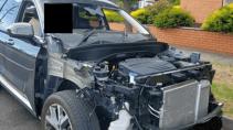 Hyundai Palisade mist een boel onderdelen schuin voor