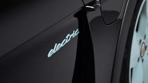 Porsche Taycan electric letters badge