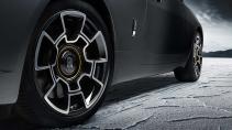 Rolls-Royce Black Badge Wraith Black Arrow wielen en zijskirt op Bonneville zoutvlakte