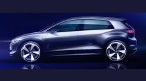 Volkswagen ID.2all concept tekening zijkant