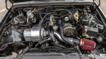 Volvo 740 Turbo met V6-motor van Paul Newman V6-motor onder de motorkap