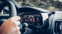 Audi R8 tellers scherm 285 km/u snelheid