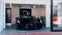 Bugatti showrom in Monaco bij het F1-circuit W16 Mistral