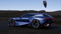 Cupra DarkRebel conceptauto schuin achter