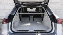 Mercedes EQE SUV 350+ achter klep open kofferbak bagageruimte