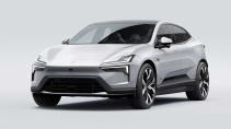 Polestar 4 schuin voor