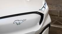 Ford Mustang Mach-E advertorial 2023: wit detail badge grille
