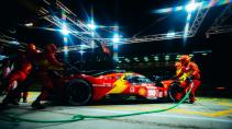 Ferrari Hypercar tijdens 24 Uur van Le Mans kwalificatie
