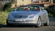 Mercedes SLK conceptversie (1994) schuin voor