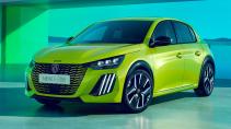 Peugeot e-208 (2023) schuin voor