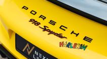 Porsche 918 Spyder Weissach Harlekin badge sticker