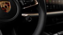 Porsche Cayenne E-Hybrid (2023) interieur stuur knop rijmodi
