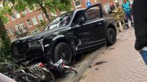 Rolls-Royce Cullinan Black Badge Ziyech crash