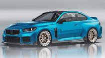 Vorsteiner BMW M2 schets schuin voor