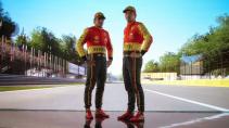 GP van Italië 2023 speciale livery Ferrari Sainz en Leclerc