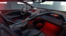 Binnenkant Elektrische Lamborghini Lanzador (2023)