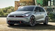 Volkswagen ID. GTI Concept rood (2023) grijs voorkant