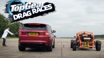 TopGear Drag Race (3): Ariel Nomad vs Range Rover Sport