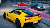 Corvette Z06 vs Ferrari 458 Speciale vs Nissan GT-R Nismo