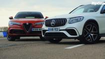 Alfa Romeo Stelvio Quadrifoglio vs Mercedes-AMG GLC 63 S