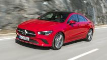 Mercedes CLA 200 coupe rood