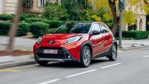 Toyota Aygo X: 1e rij-indruk 2022 3/4 voor rijdend