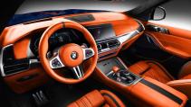 BMW X6 M Notus Evo oranje dashboard
